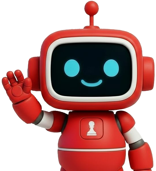 Chessodoro mascot waving